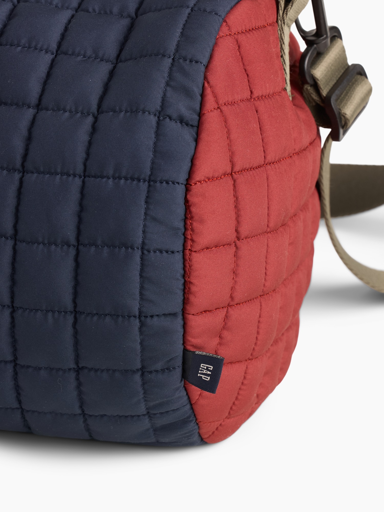 Детская сумка Gap Quilted Colorblock Duffel, цвет: Разноцветный — фото 2