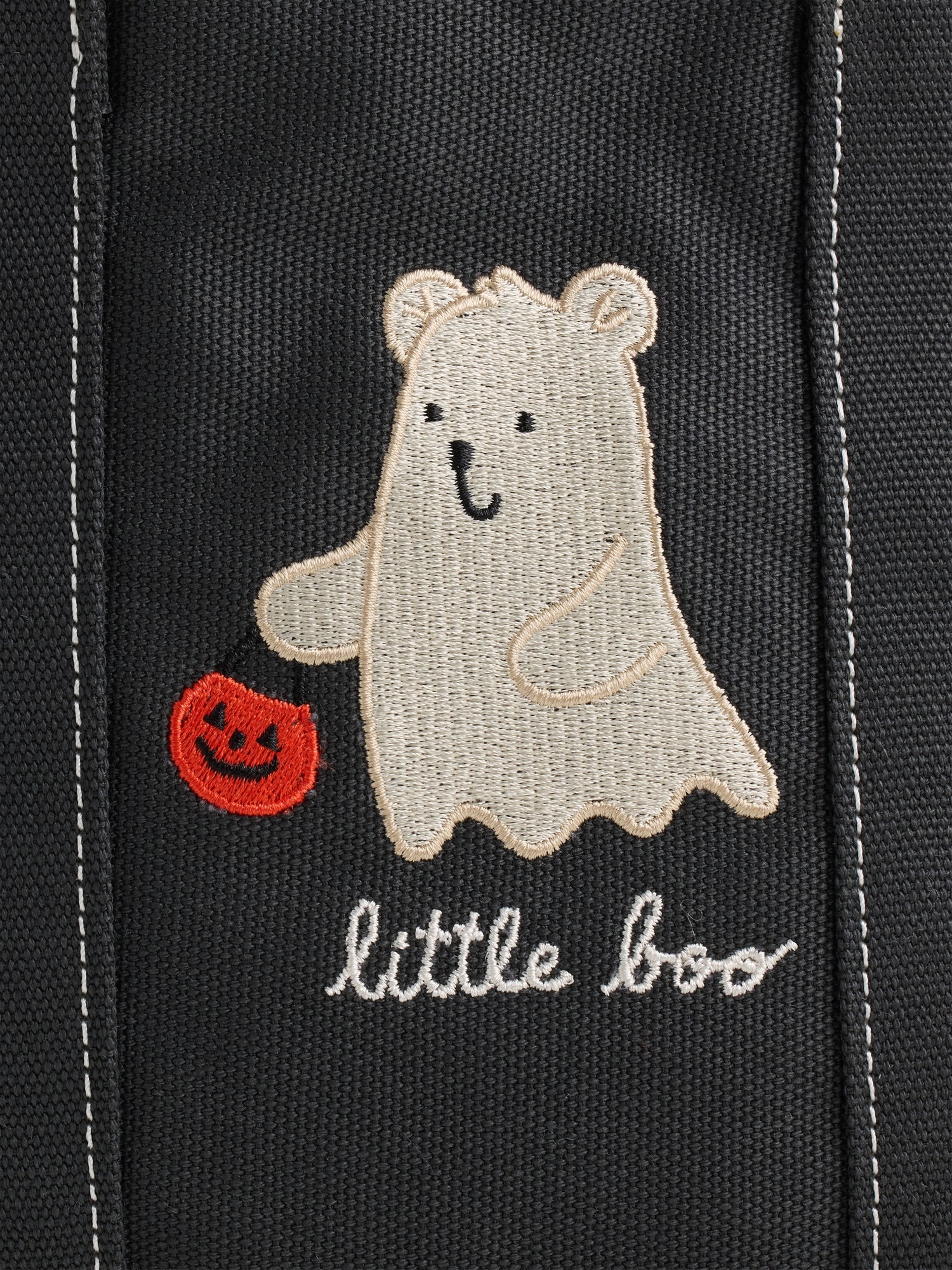Сумка Gap Halloween Canvas Mini для малышей, цвет: Потёртый чёрный — фото 2