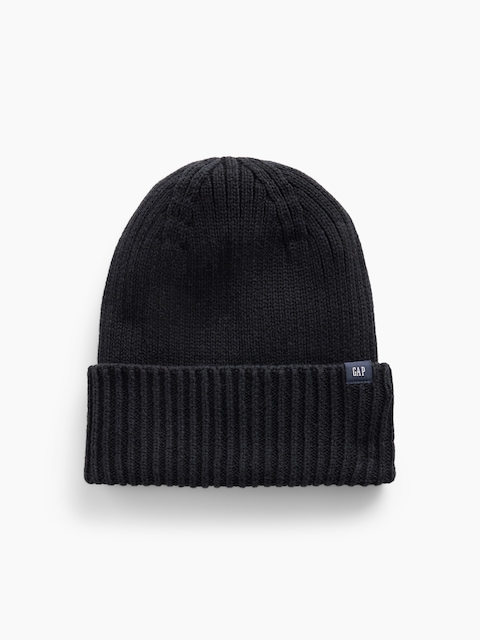 Kids 100% Cotton Rib Knit Beanie