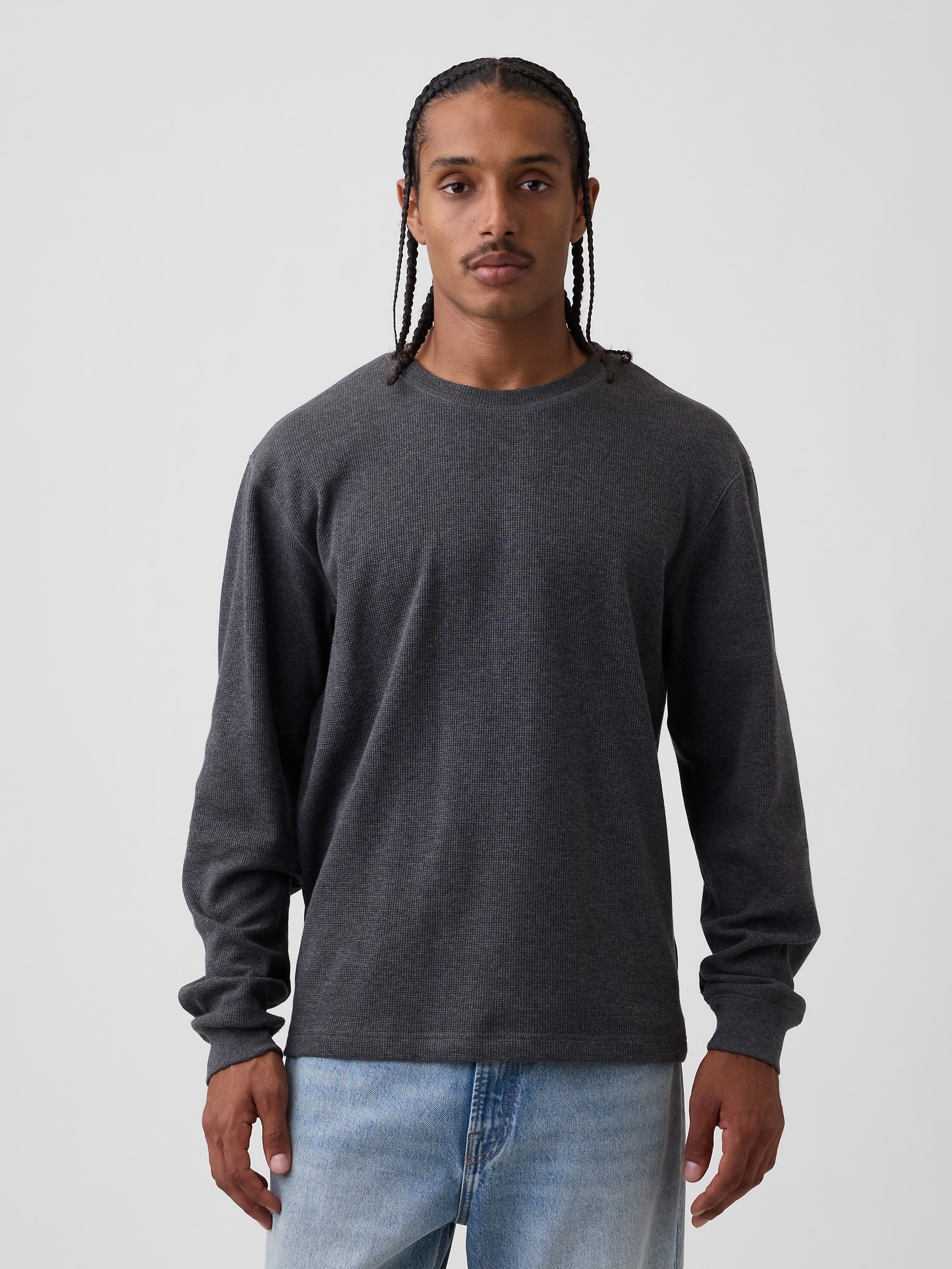 Relaxed Fit Waffle Shirt | Gap