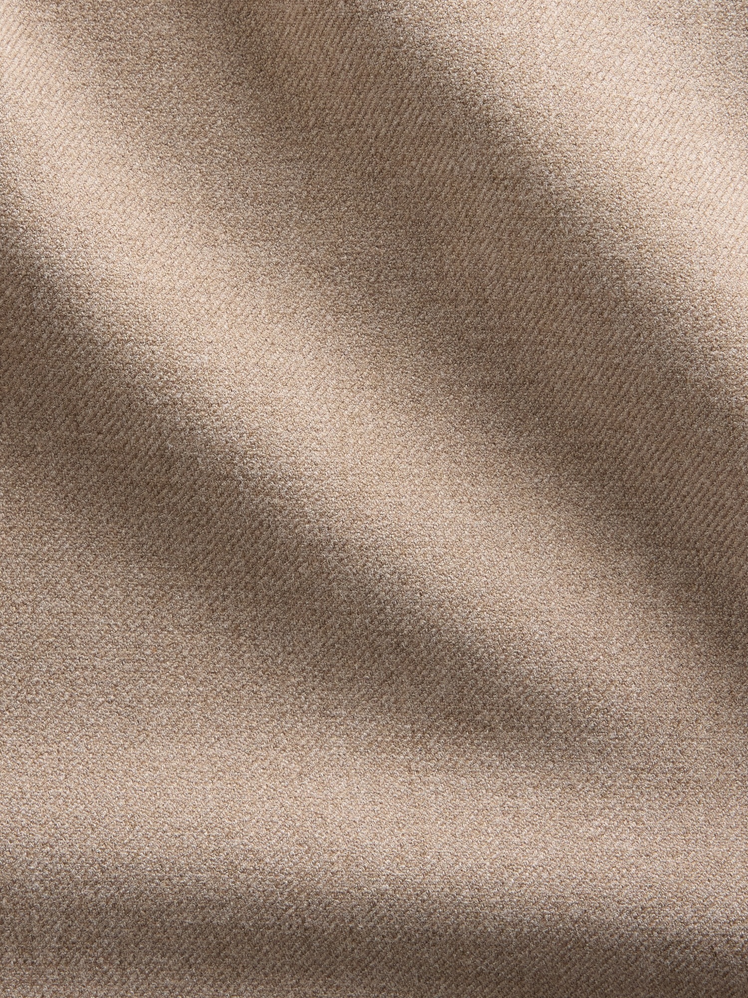 Женские брюки Gap Brushed Twill Easy Wide-Leg, цвет: Берёзовый коричневый меланжевый — фото 4