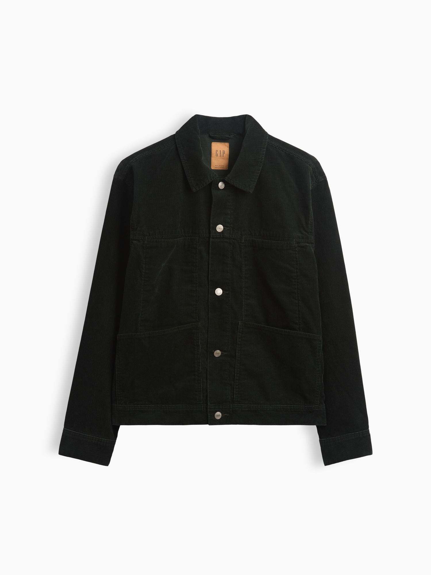 Мужская куртка Gap Icon Corduroy, цвет: Зелёный — фото 5