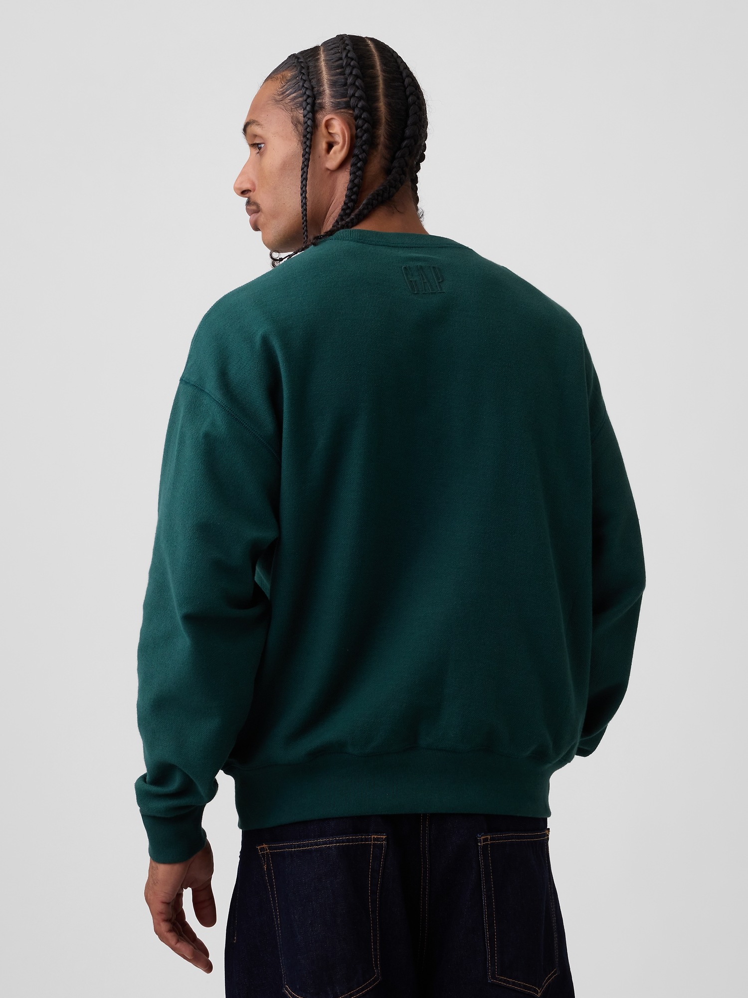 Мужские худи Gap Oversized Terry Sweatshirt — фото 3