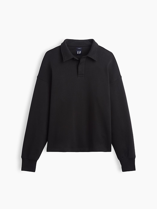 VintageSoft Oversized Polo Sweatshirt | Gap