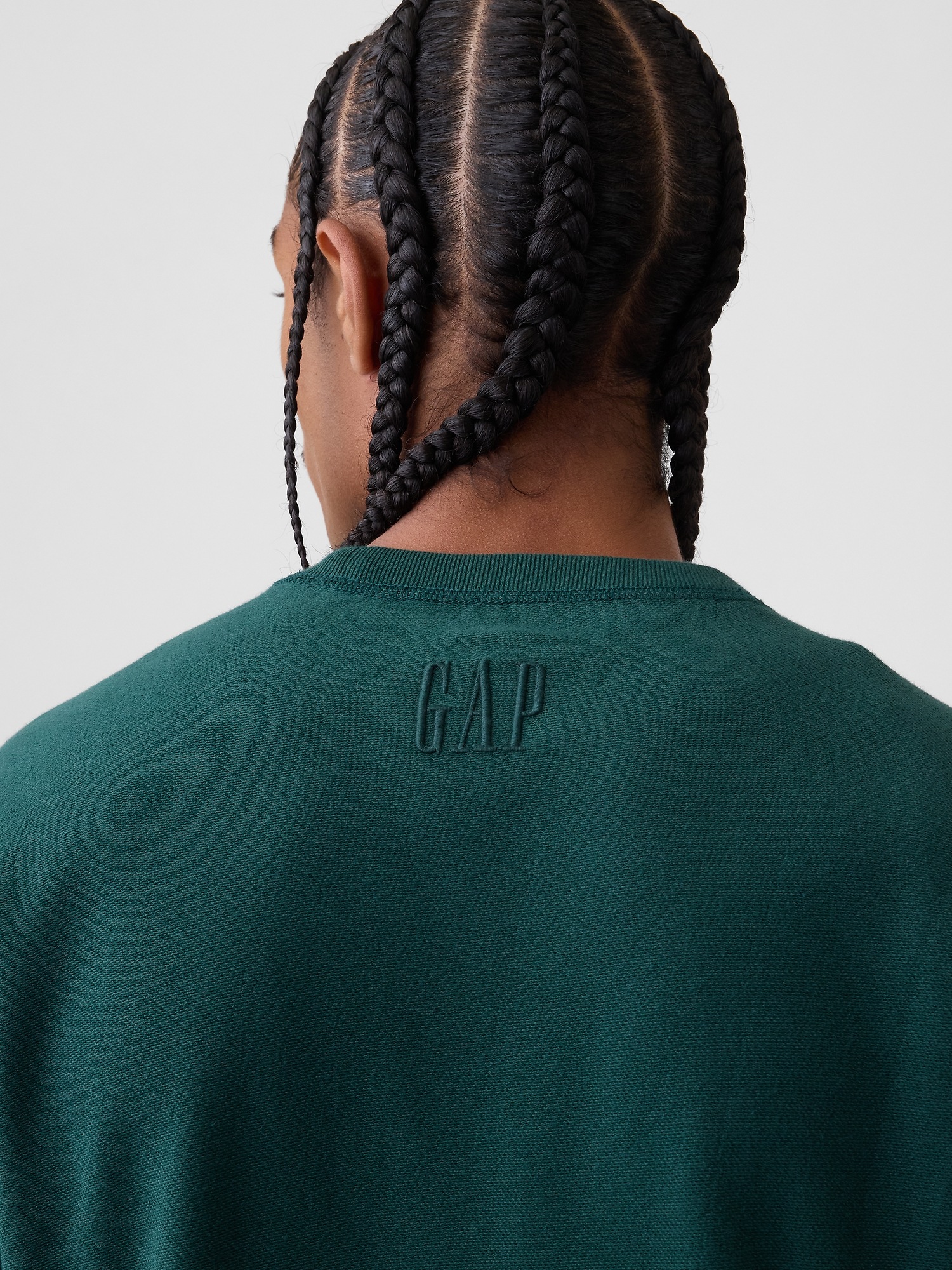 Мужские худи Gap Oversized Terry Sweatshirt — фото 4