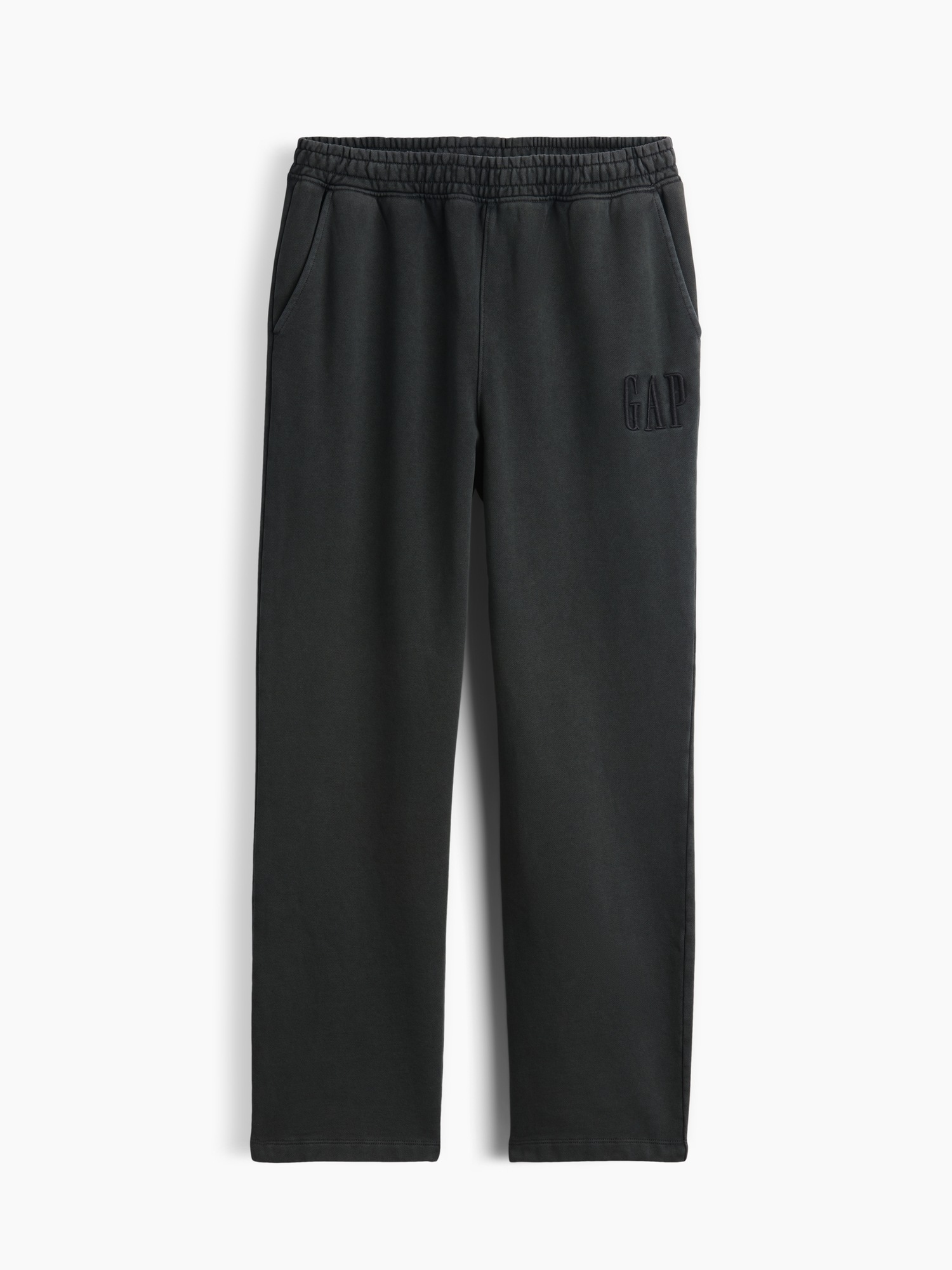 Мужские брюки Gap Heavyweight Relaxed Logo Sweatpants — фото 5