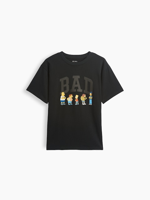 Kids The Simpsons BAD Logo T-Shirt
