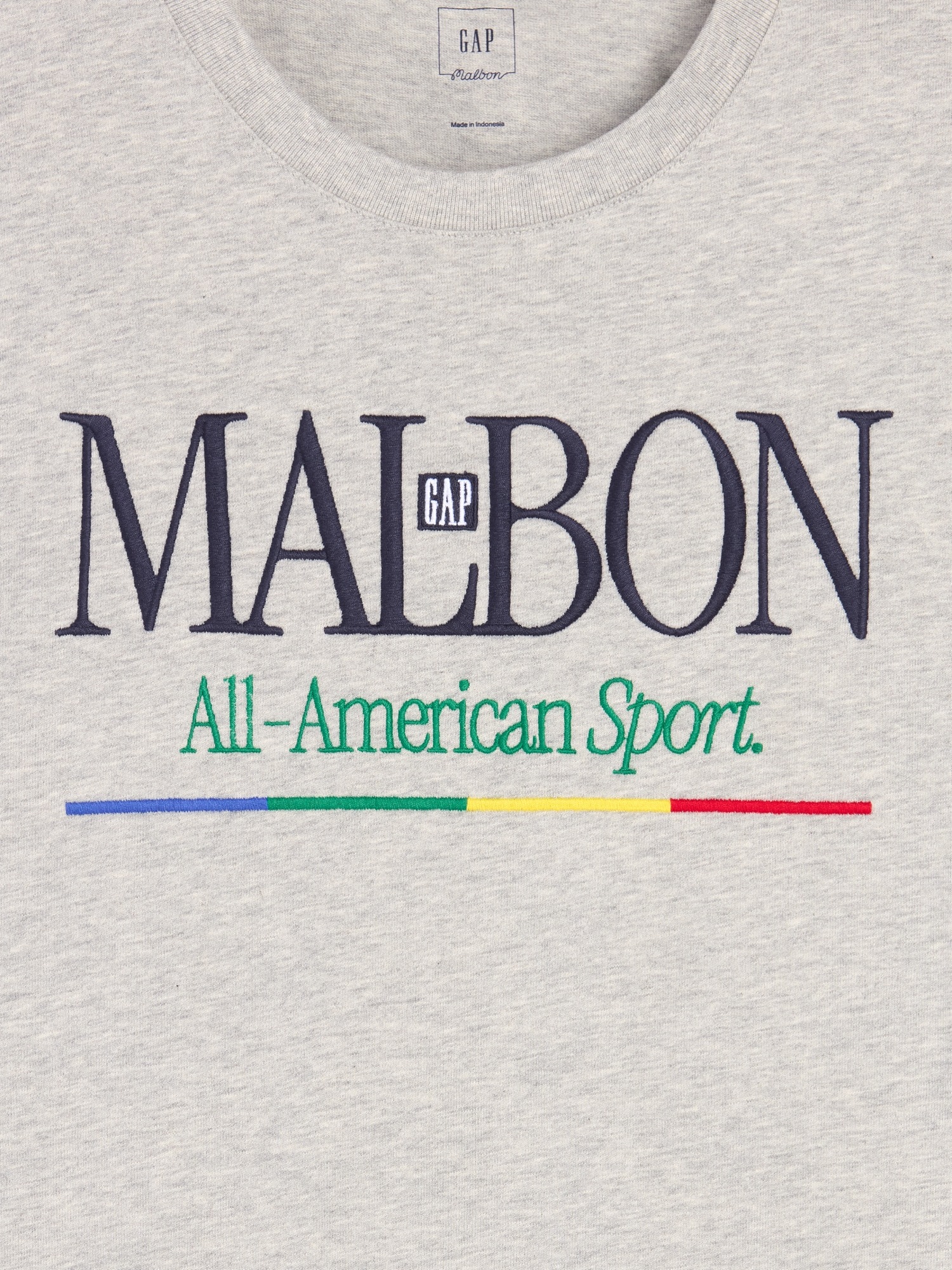 Мужские футболки Gap × Malbon Organic Cotton Logo T-Shirt — фото 5