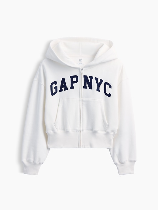 Kids VintageSoft Oversized Logo Zip Hoodie | Gap