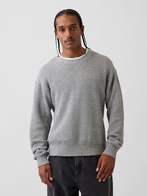 Relaxed Shaker Sweater