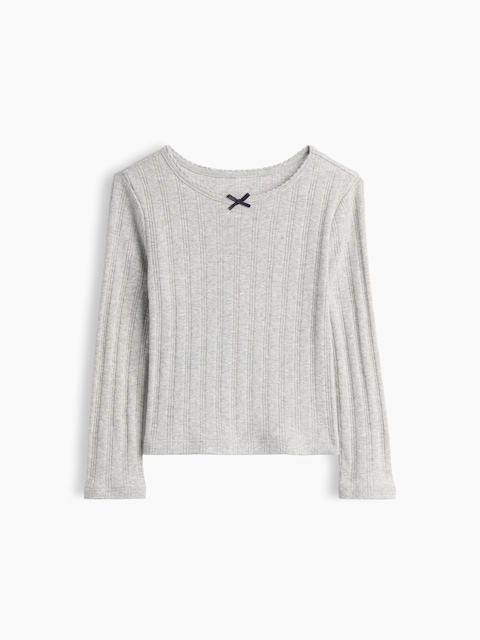 Baby & Toddler Pointelle Rib T-Shirt