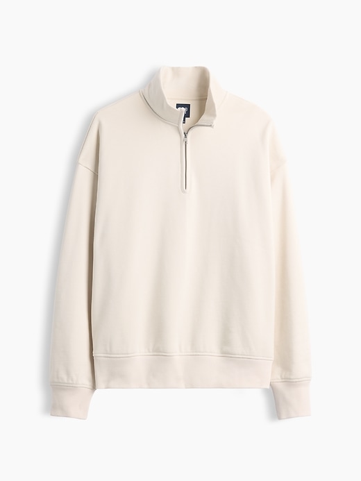 Heavyweight Oversized Quarter-Zip Pullover | Gap