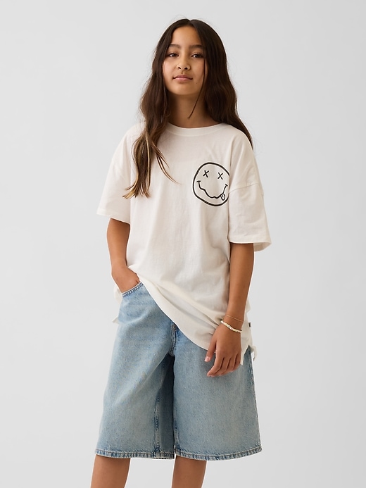 Kids Nirvana Oversized T-Shirt | Gap