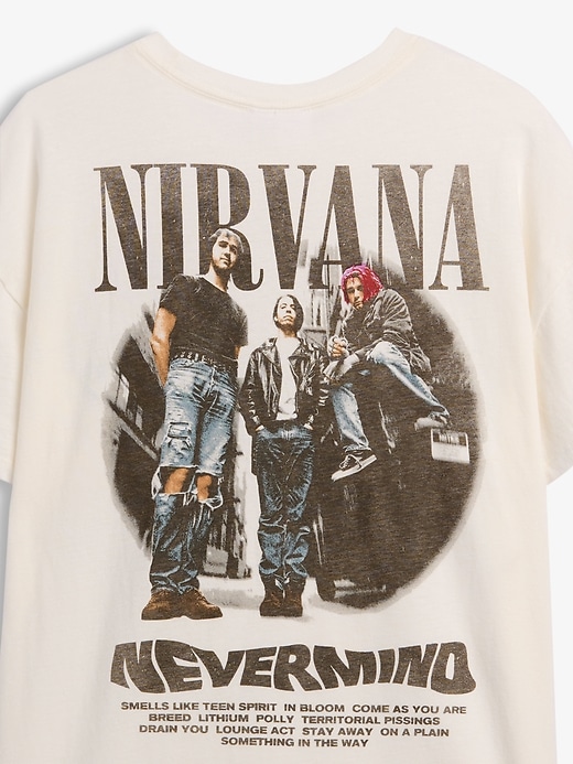 Kids Nirvana Oversized T-Shirt | Gap