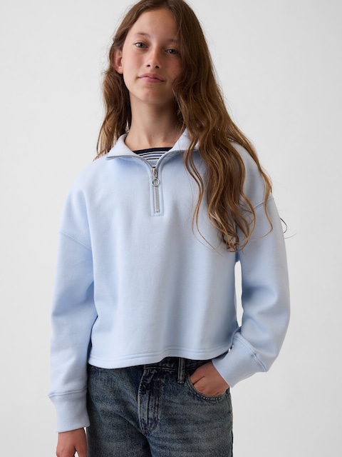 Kids VintageSoft Oversized Quarter-Zip Pullover