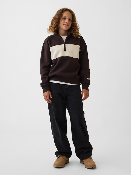 Kids VintageSoft Quarter-Zip Pullover | Gap