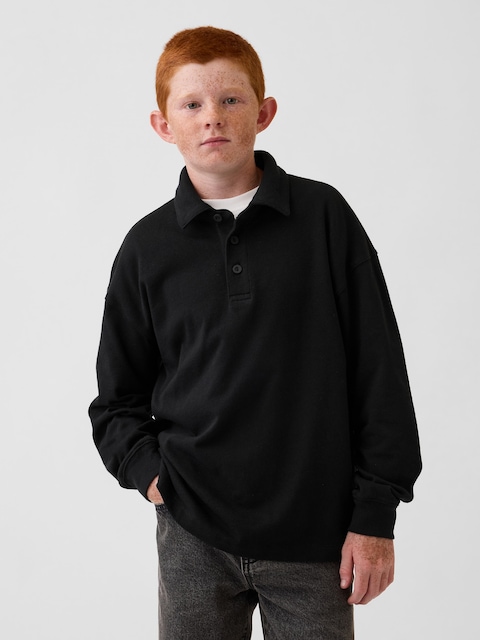 Kids Heavyweight Relaxed Polo Shirt