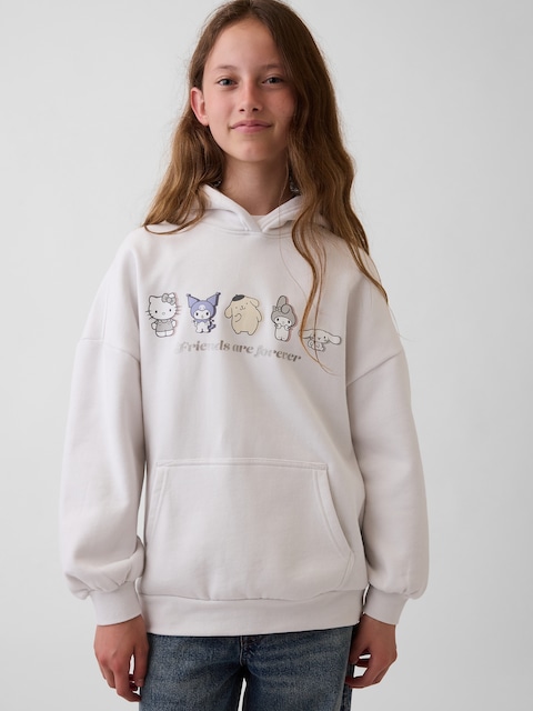 Kids VintageSoft Oversized Hello Kitty Hoodie