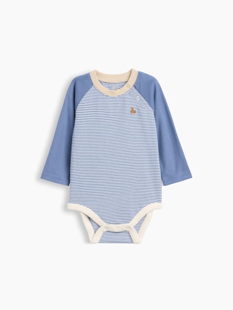 Baby First Favorites Organic Cotton Raglan Bodysuit