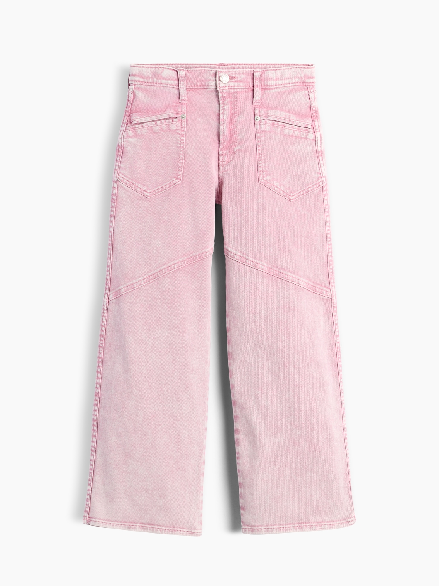 Kids Low Rise Stride Wide-Leg Jeans