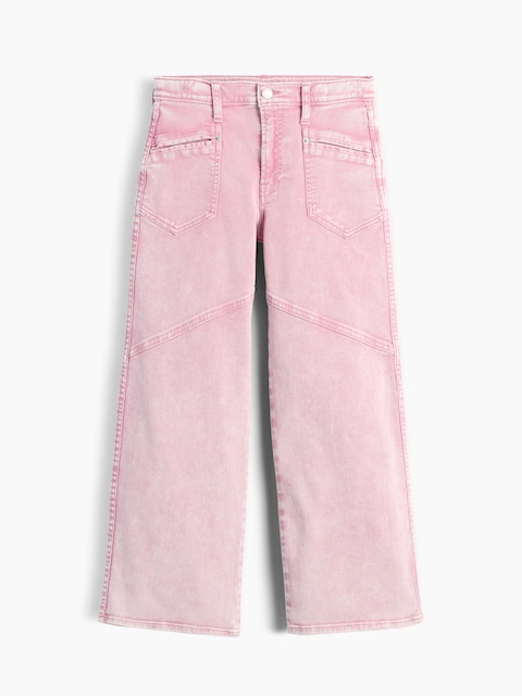 Kids Low Rise Stride Wide-Leg Jeans