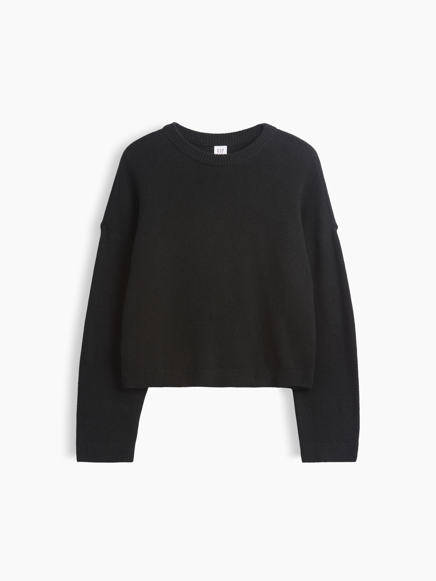 Детский свитер Gap CashSoft Oversized Sweater, цвет: Чёрный — фото 2
