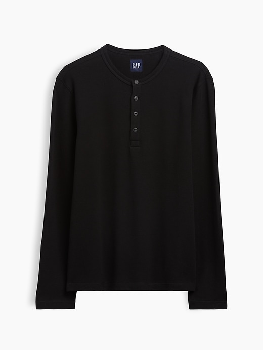 Waffle Henley T-Shirt | Gap