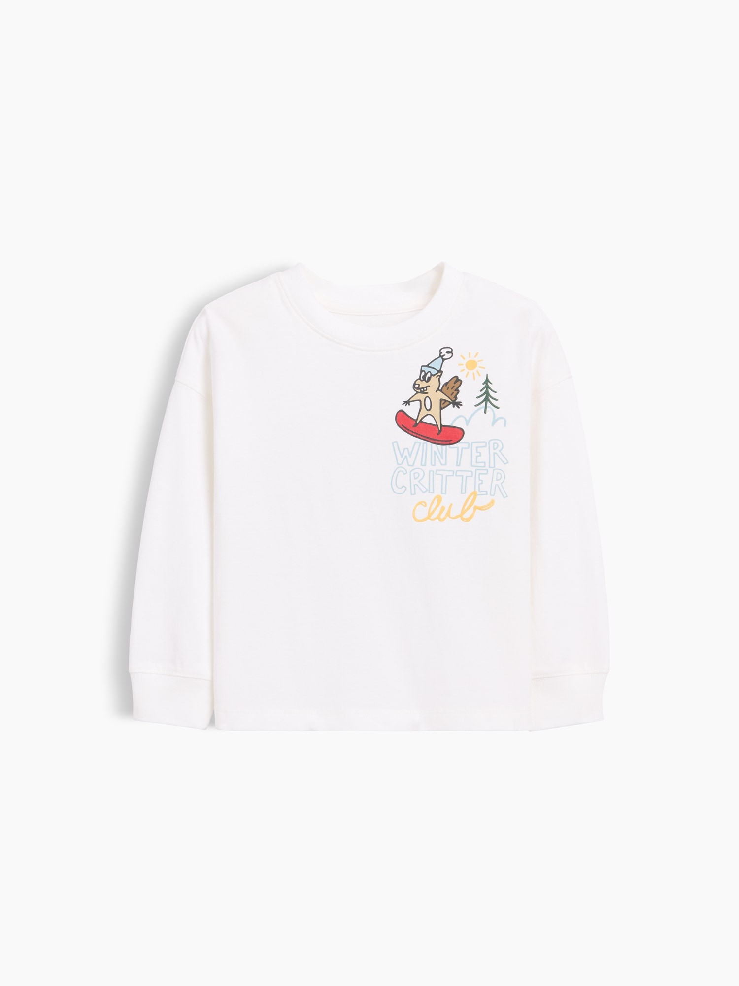 Футболка Gap Graphic T-Shirt для малышей, цвет: Slopes