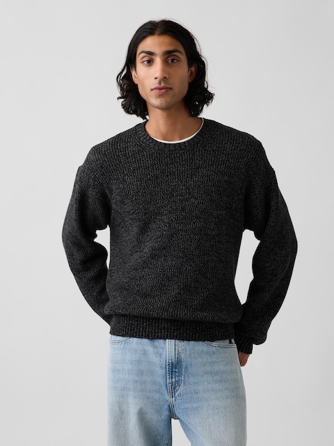 Relaxed Shaker Sweater