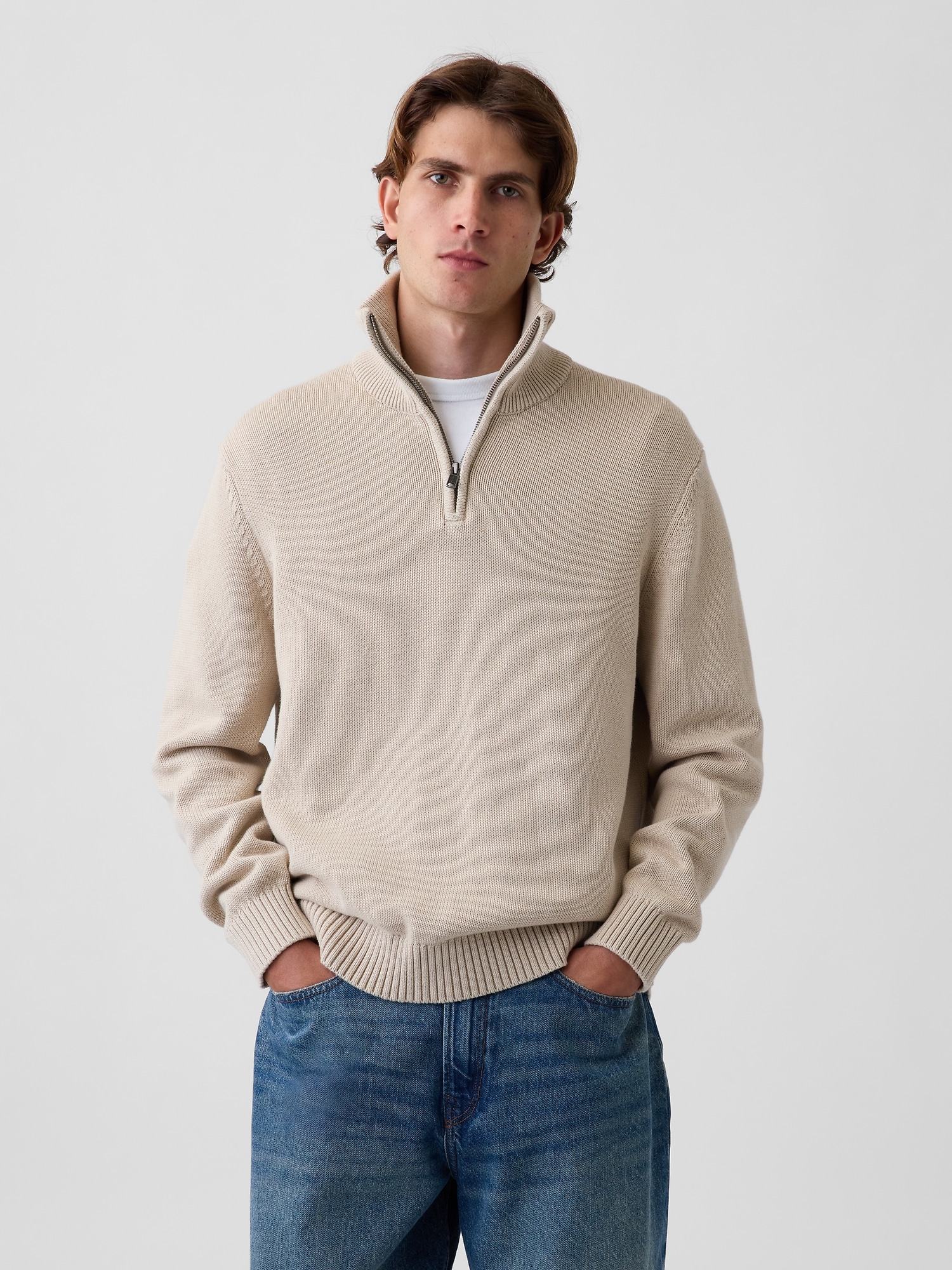 Half Zip Sweatshirts | Gap