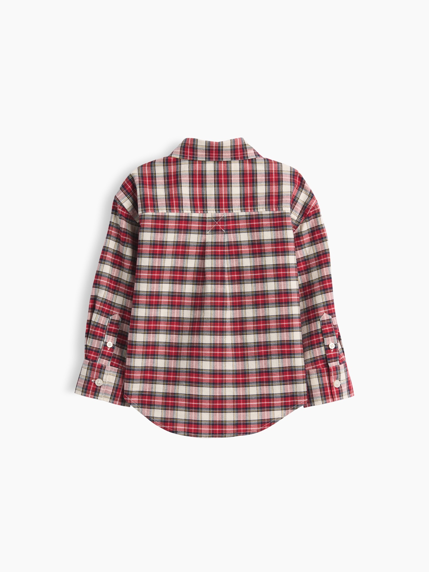 Рубашка Gap Oxford Shirt для малышей, цвет: Клетчатый — фото 3