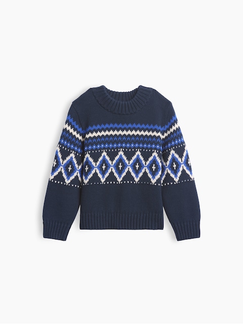 Baby & Toddler Fair Isle Crew Sweater