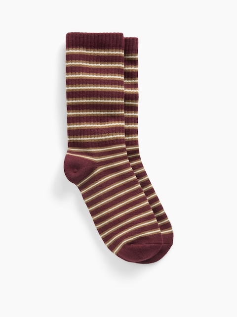 Rib Stripe Socks