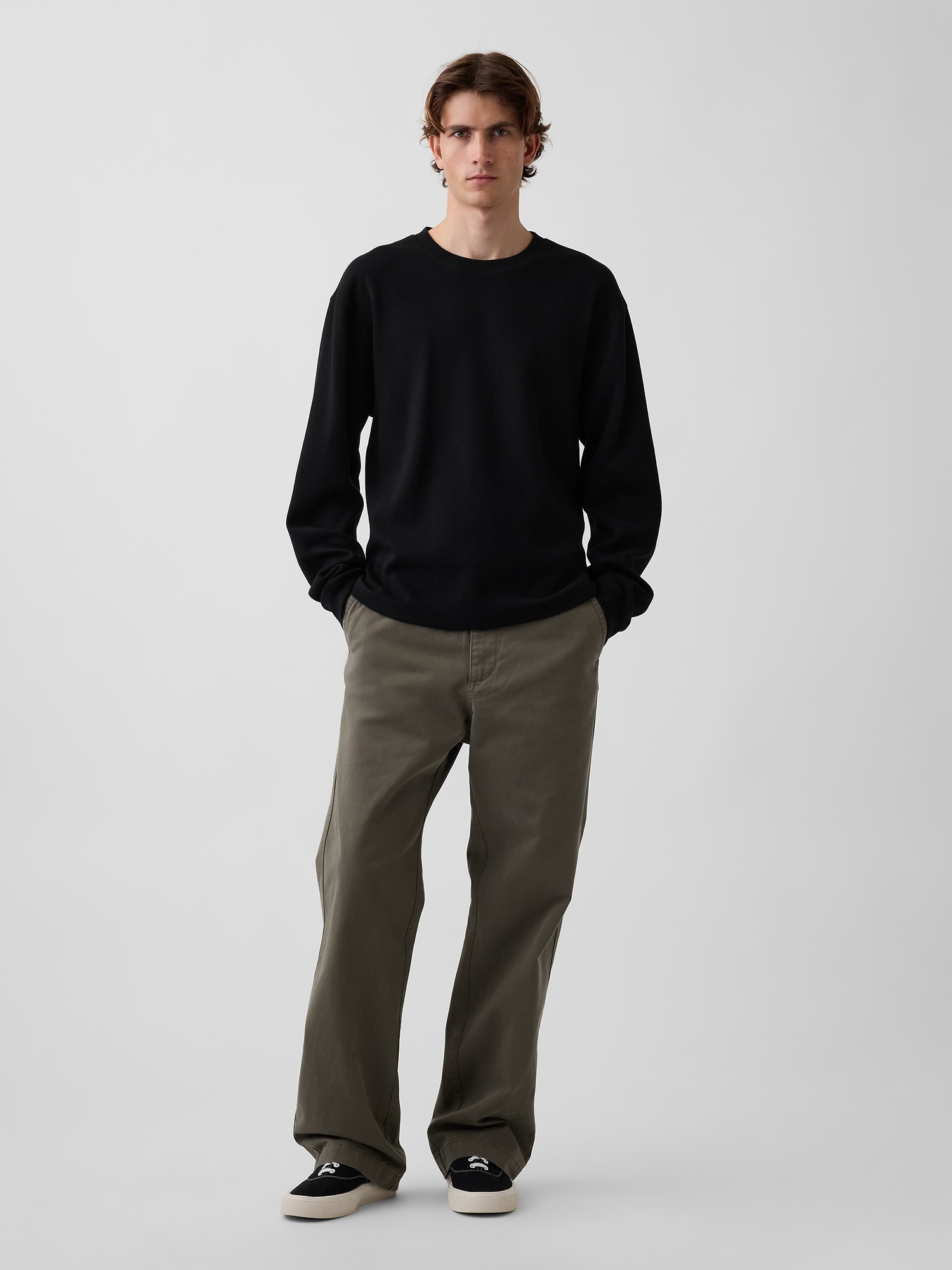 Мужские футболки Gap Relaxed Waffle T-Shirt — фото 2