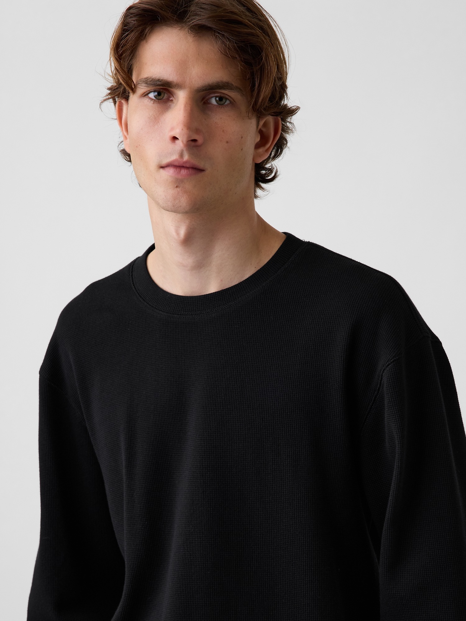 Мужские футболки Gap Relaxed Waffle T-Shirt — фото 3