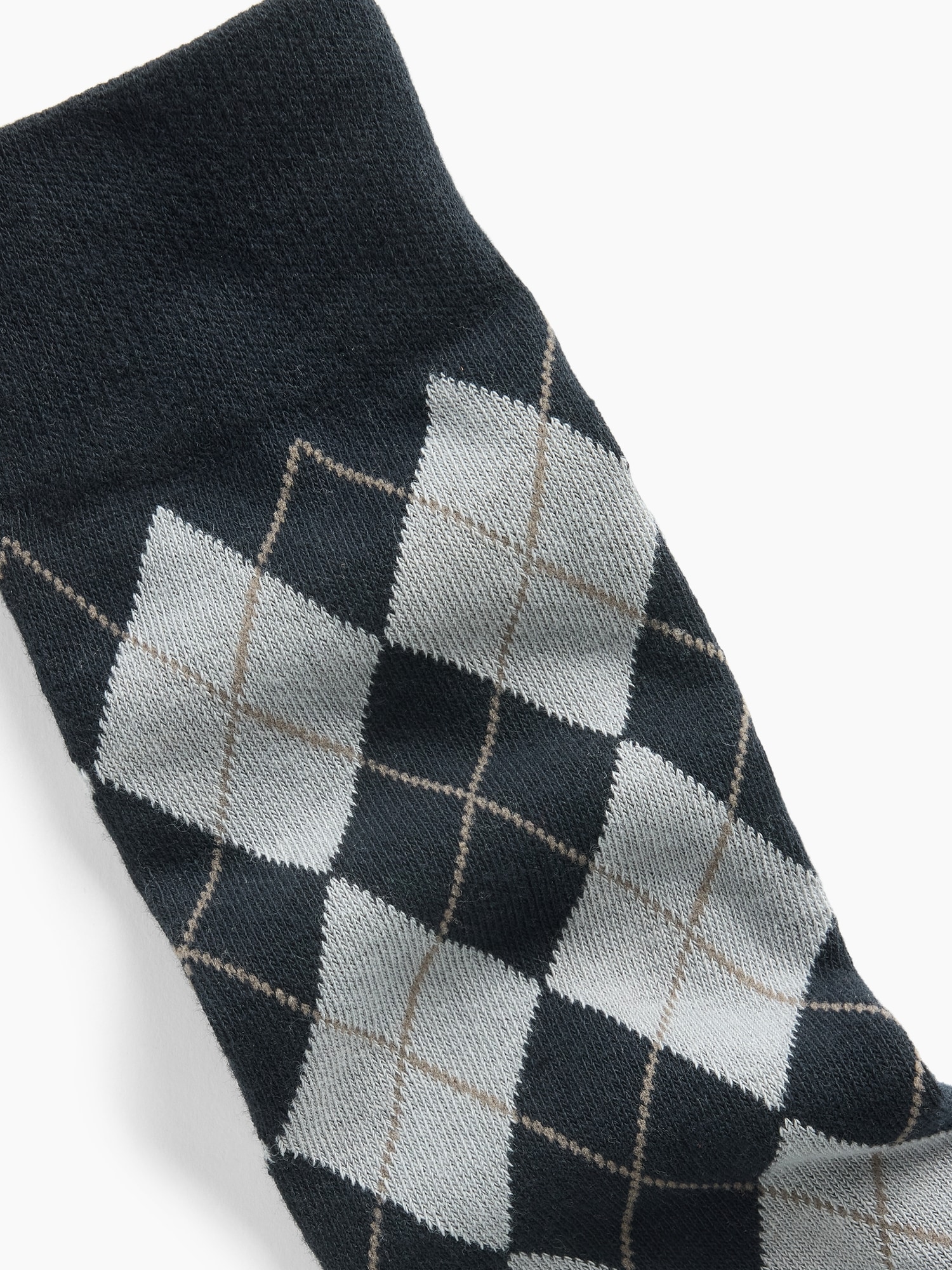 Носки Argyle для мужчин — Gap, цвет: Чёрный — фото 2