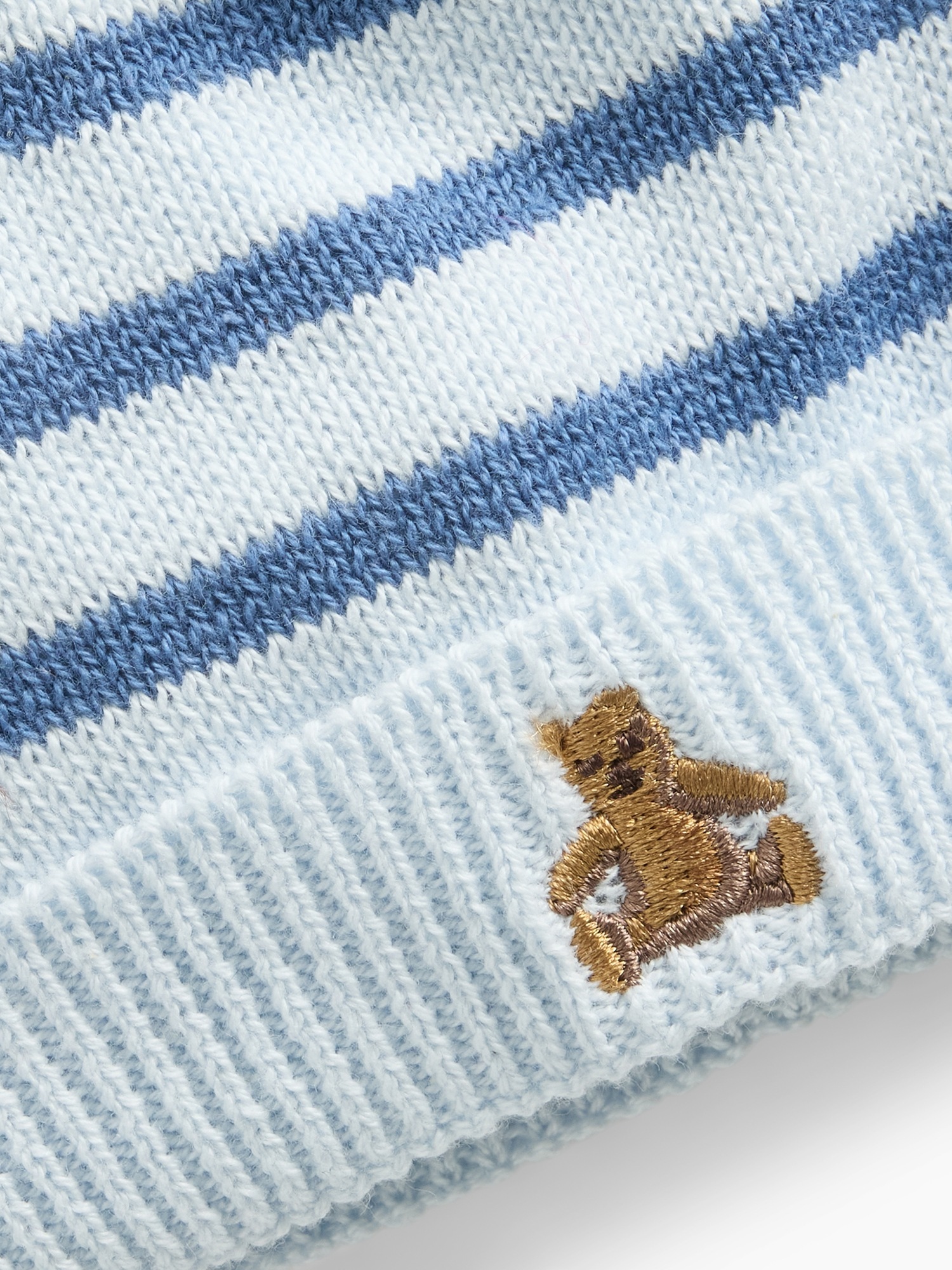 Головной убор Gap Pointelle Bear Hat для малышей, цвет: Синий — фото 2