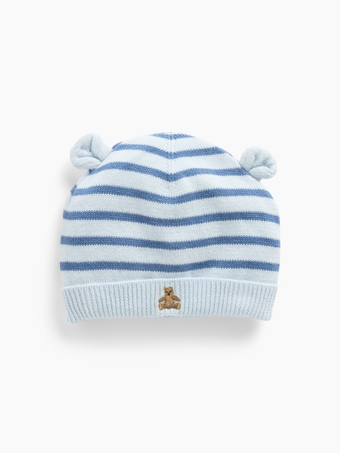 Baby Stripe Bear Hat