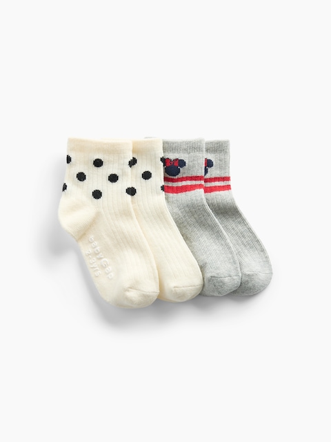 Gap × Disney Baby & Toddler Crew Socks (2-Pack)