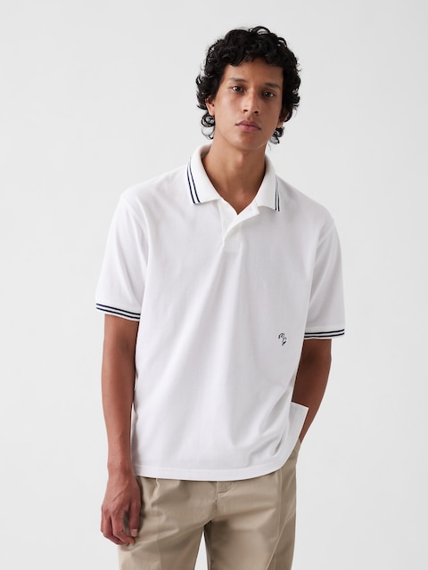 Gap × Malbon Relaxed Polo Shirt
