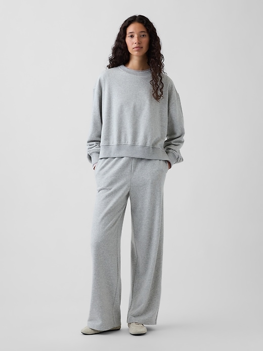 VintageSoft Terry Oversized Wedge Side-Slit Sweatshirt | Gap VintageSoft Terry Oversized Wedge Side-Slit Sweatshirt | Gap
