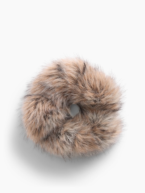 Faux Fur Scrunchie