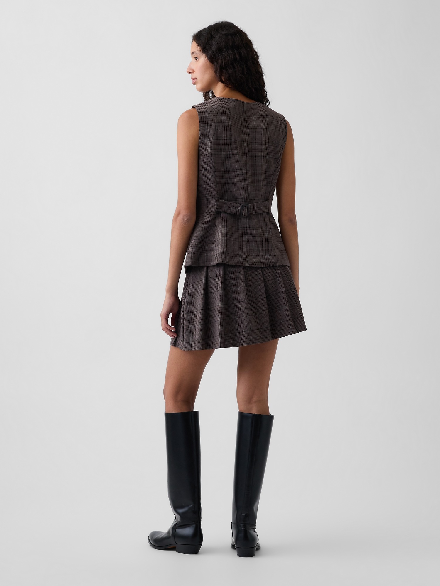 Женские юбки Gap Pleated Mini Skort — фото 2