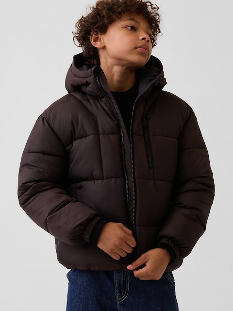 Kids Recycled Heavyweight Puffer Jacket