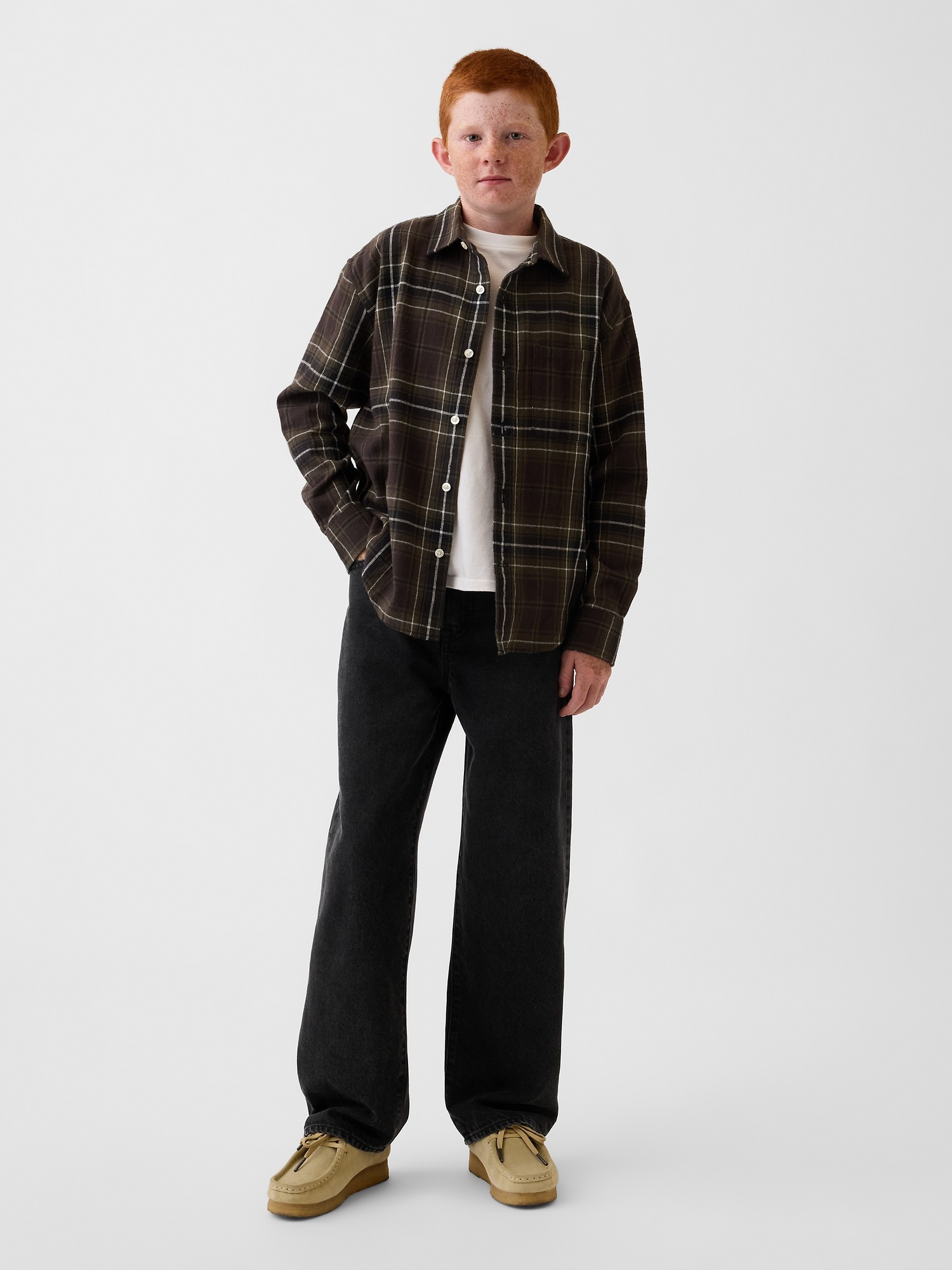 Детские джинсы Gap Kids Baggy Taper Jeans — фото 5