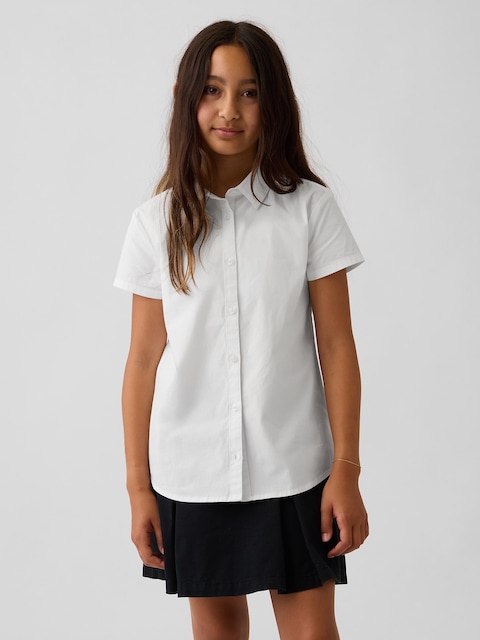 Kids Uniform Poplin Shirt