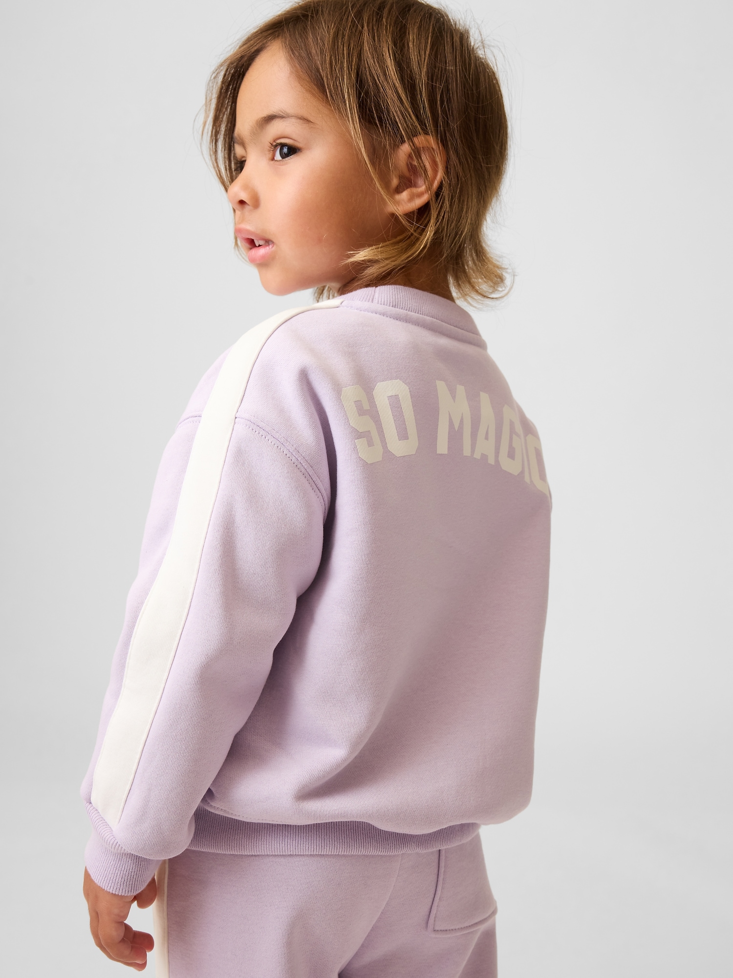 Свитшот Gap Sesame Street VintageSoft Sweatshirt для малышей, цвет: Abby Cadabby — фото 2