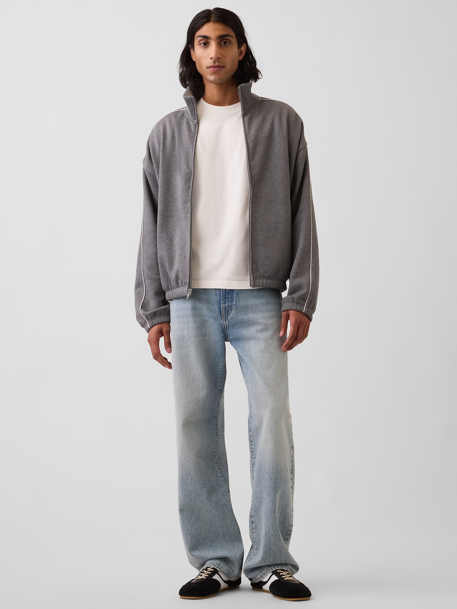 Мужские куртки Gap Heavyweight Oversized Zip Jacket — фото 2