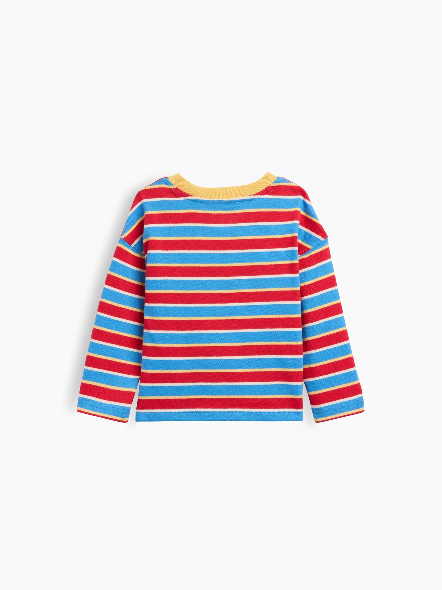Футболка Gap Sesame Street Ernie T-Shirt для малышей, цвет: Синий разноцветный полосатый — фото 5