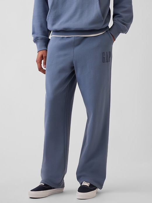 Heavyweight Relaxed Logo Sweatpants | Gap